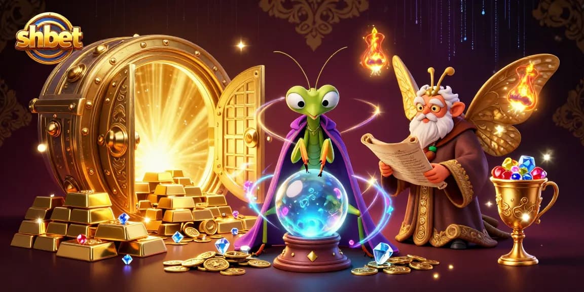 Engage with the vibrant treasures of shbet in this dynamic 3D casino scene filled with fortune elements.