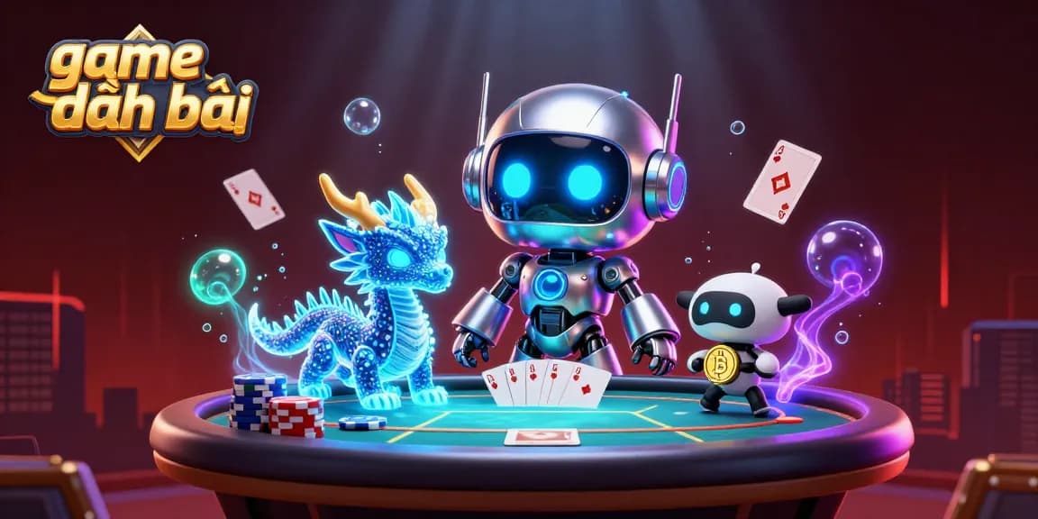Engage in game đánh bài excitement with vivid animations and dynamic casino elements.
