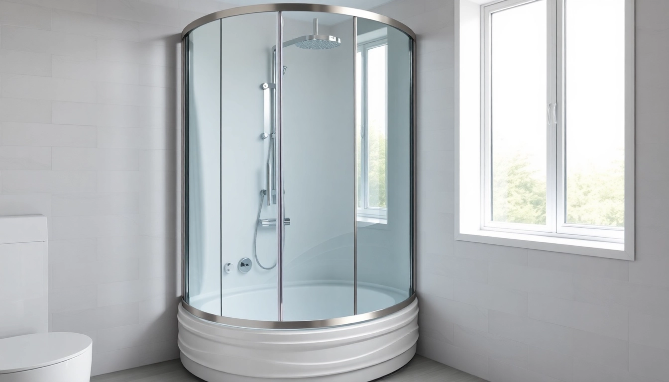 Erleben Sie die Eleganz der sonni Duschkabine in einem modernen Badezimmer mit stilvollem Design.