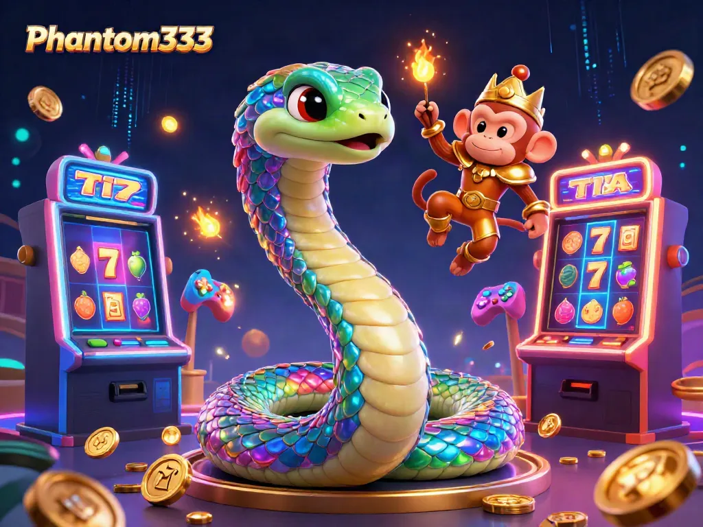 Play the exciting Phantom333 slot machines with vibrant animations and a magical atmosphere.