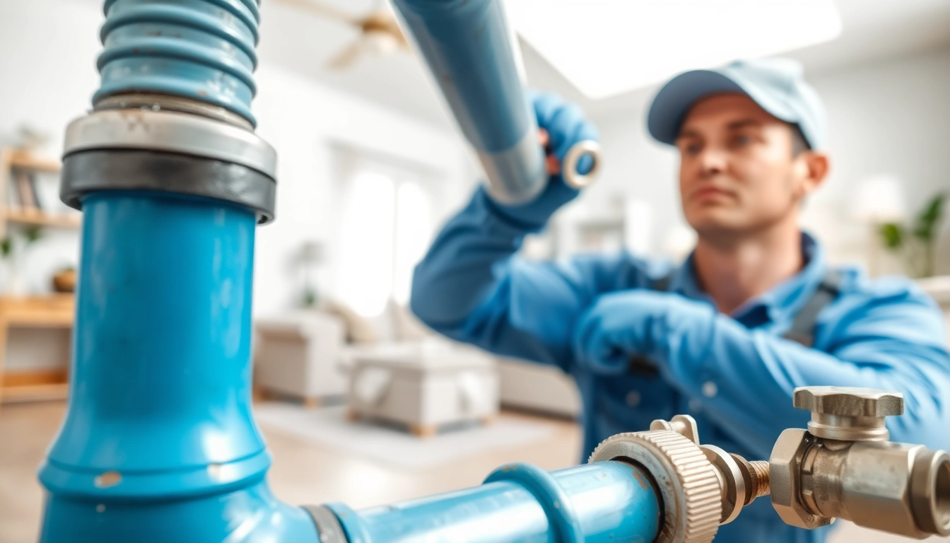Plumber offering whole house repiping services St Petersburg FL in a modern home environment.