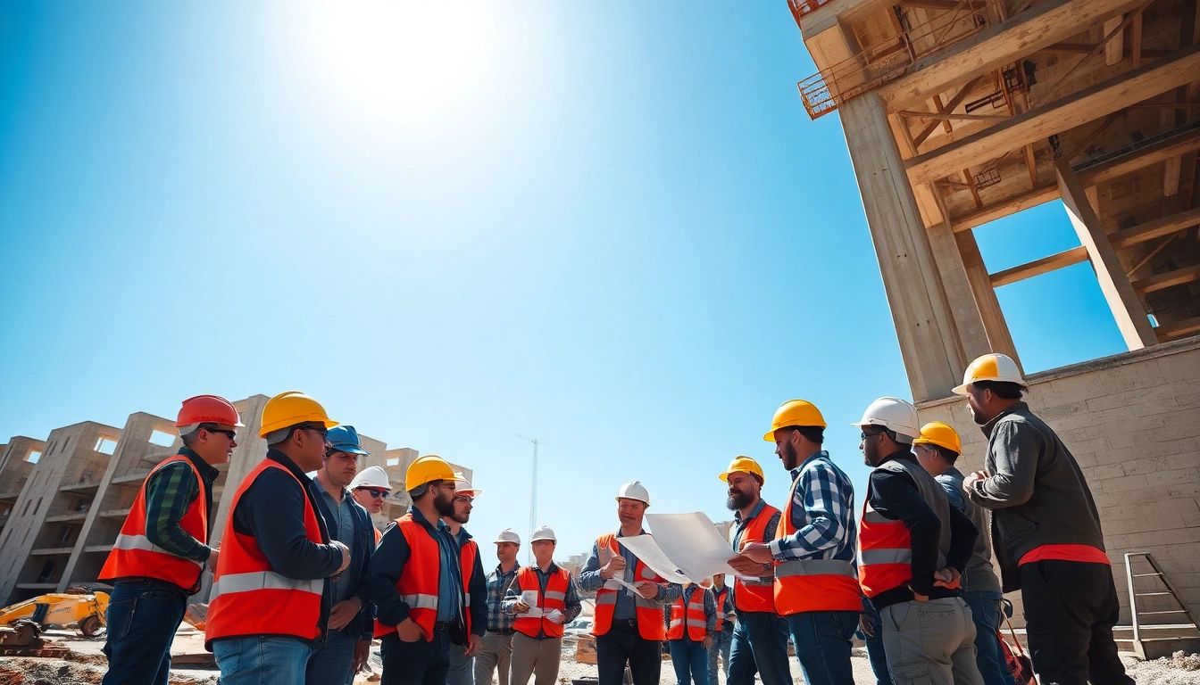 Construction membership association promotes teamwork among diverse professionals on-site.