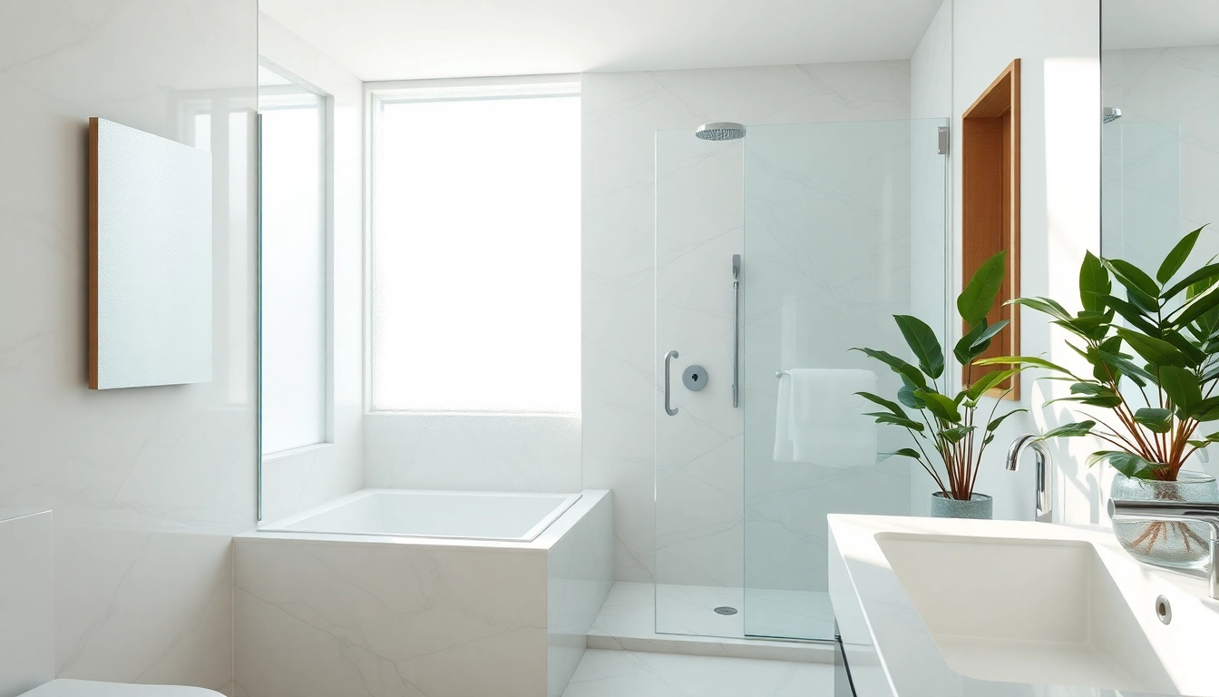 Discover a stunning elegant showers au design in a serene bathroom setting with modern finishes.