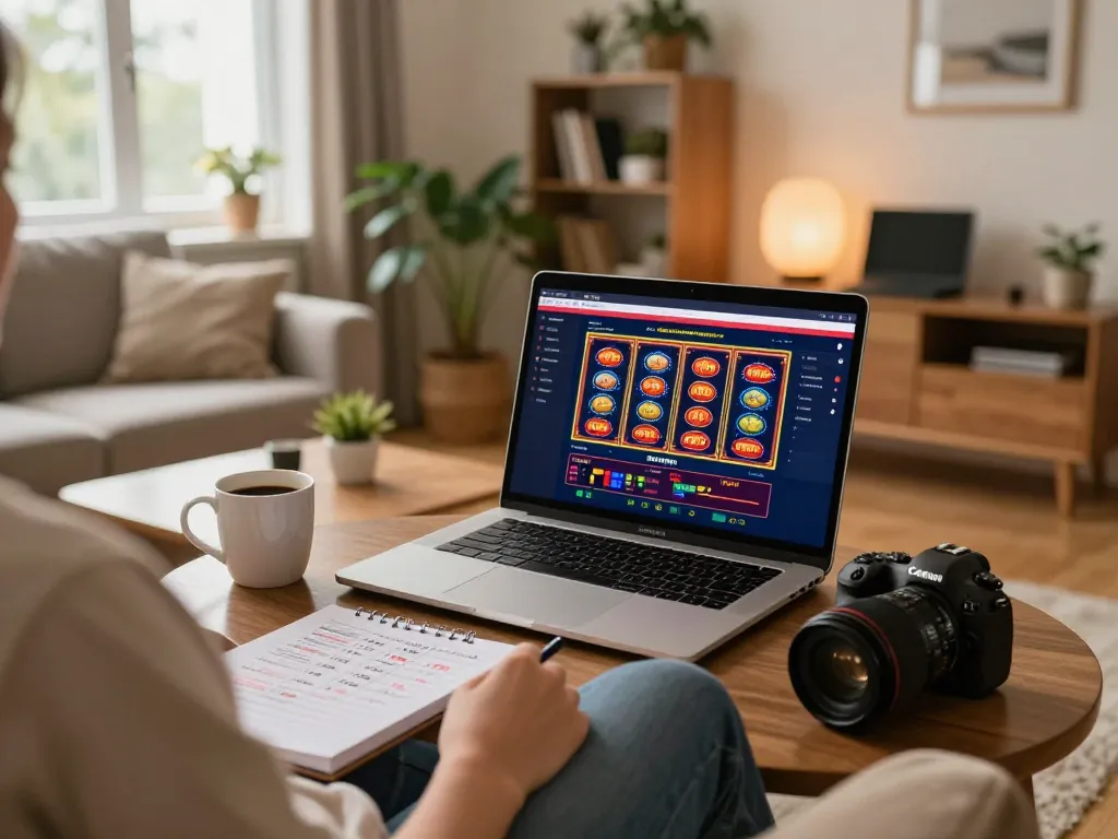 Engaging online gaming experience at iwinnet with a player exploring vibrant slots.