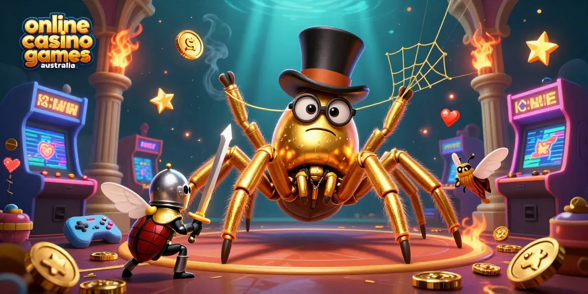 Experience thrilling online casino games Australia with colorful characters and dynamic gaming elements.