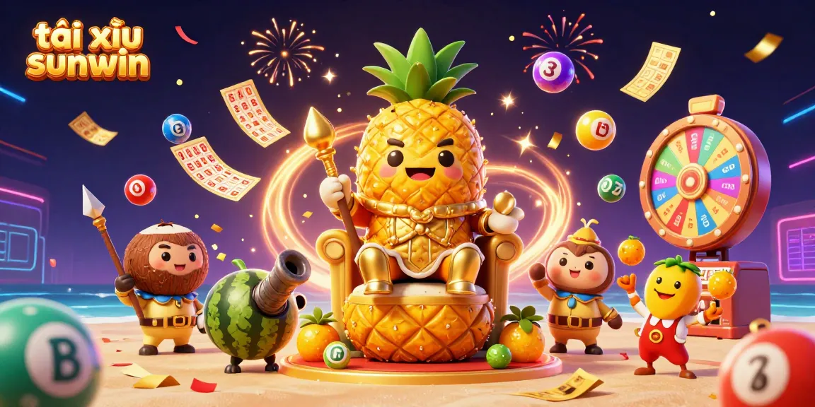 Tài xỉu sunwin scene featuring lively characters and vibrant casino elements immersed in colorful, dynamic action.